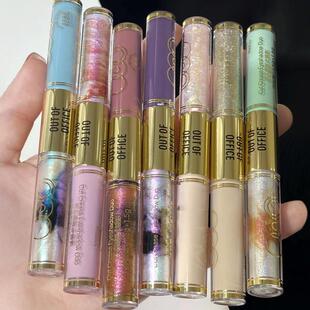 ooo双头液体眼影截断式OUTOFOFFICE婺源哑光月牙泉爆闪稻城一滴泪