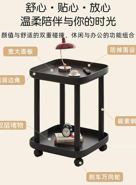9WTd1Upx8T可小移动置物小简约风沙发边茶几物杂带轮推置物架卧室