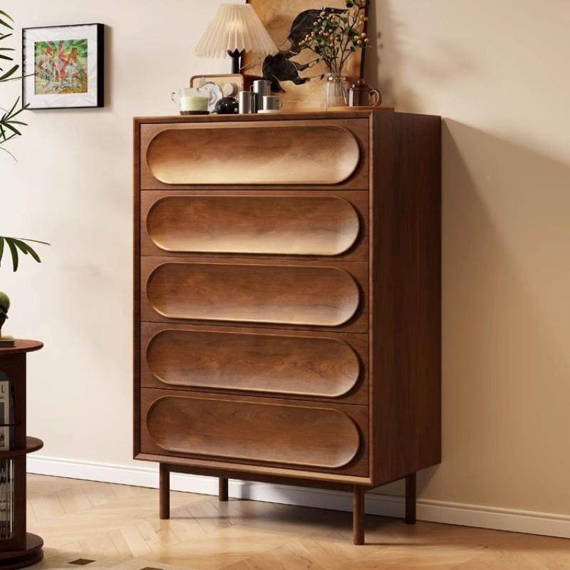 古斗柜实木复五六斗柜橱抽中屉柜美式卧室收纳柜客942厅风玄古关