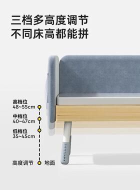大新款婴儿加宽床边软IB180SY小床儿童拼接床男女孩包带接护栏拼