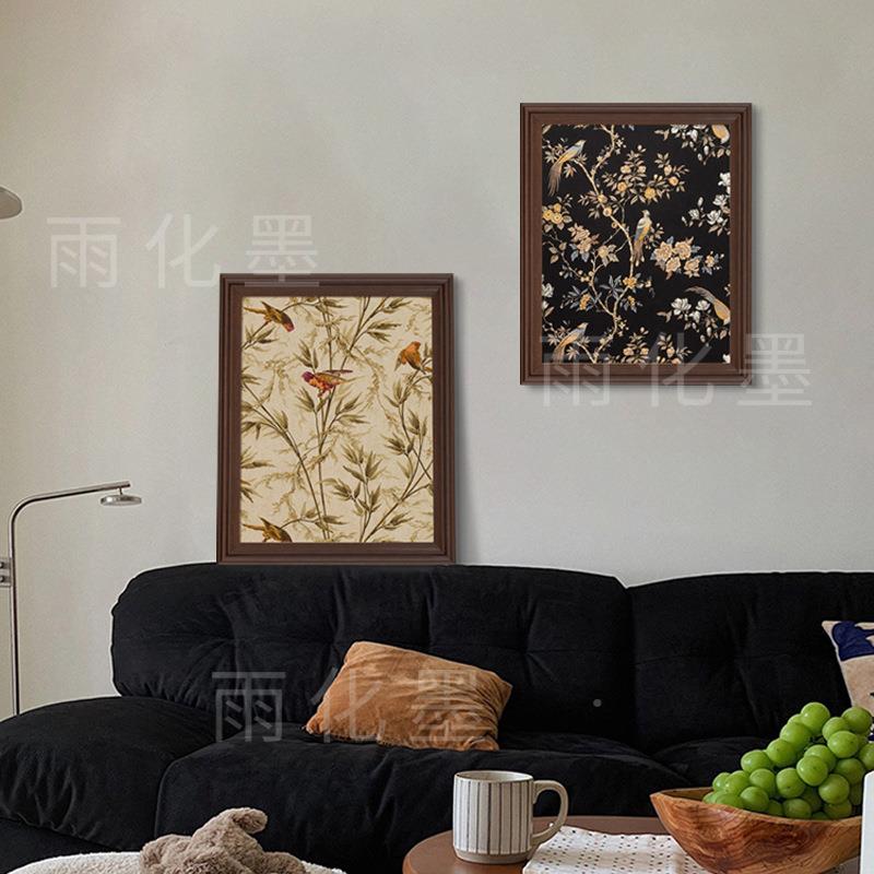 《风中来》式中风客厅装饰画复古玄壁关艺术画法中国风餐90618厅