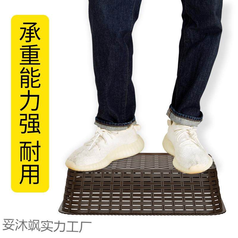 超菜市家用仿藤编筐蔬水果塑料筐长方形摆纳摊大容妥沐飒实收量收,收纳整理,脏衣篮,淘宝优惠券,粉丝福利购,淘宝优惠卷