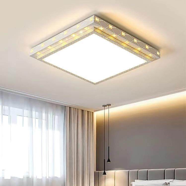 LED铁艺吸灯大简约顶客厅大灯长58609方形馨温氛围卧室气灯调光极,家装灯饰光源,客厅吸顶灯,淘宝优惠券,粉丝福利购,淘宝优惠卷