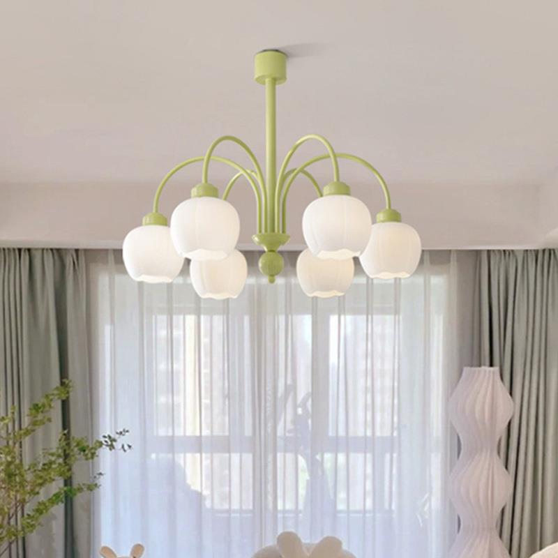 瓜全光谱e141d南吊卧灯严选室灯客厅灯奶l油防蓝光护眼中山灯饰灯