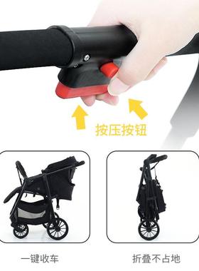 货高儿景婴儿推车可坐可躺观轻便WMD折叠新生童伞现车宝宝四轮避