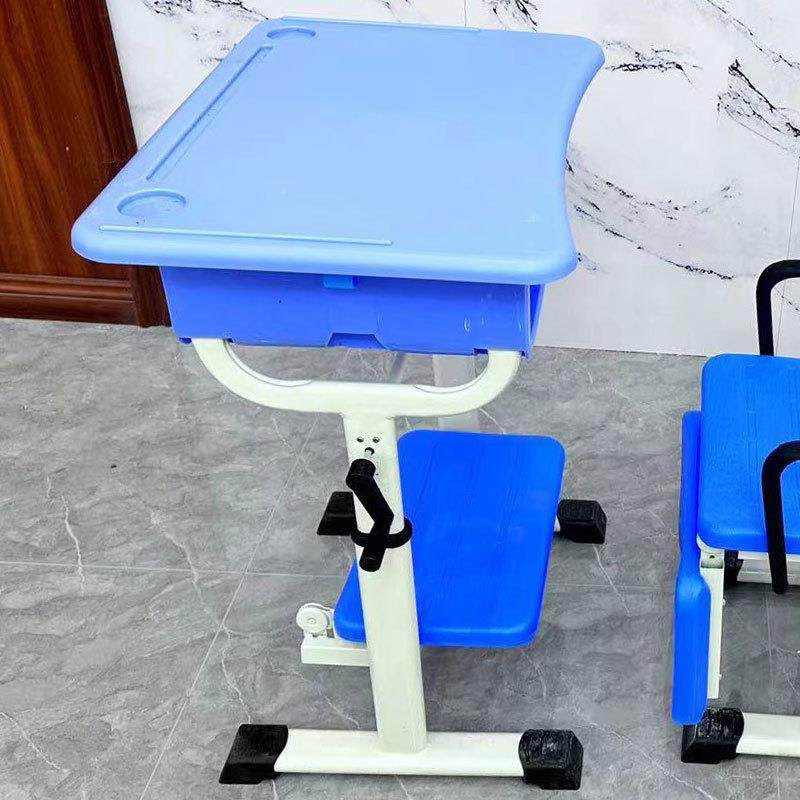 儿童午子休课桌学习桌中小学生导班学习桌可躺可折叠书椅辅桌椅组