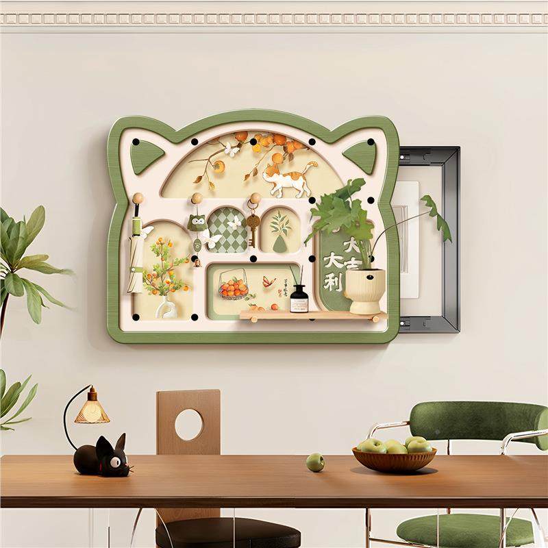 洞洞电箱遮挡装饰画强电箱配盖板板客厅95578980总开关电表闸箱免,家居饰品,现代装饰画,淘宝优惠券,粉丝福利购,淘宝优惠卷