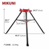 可重型管子支架带脚链钳903台虎钳托架支管道管工具调式 支架管道