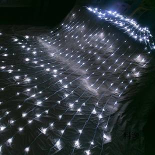 水户防水瀑布灯流灯le网红装饰灯d串节LBI日布外置浪漫氛围星星彩