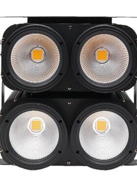 LD观众灯4眼双色灯台光秀舞染色声控爆闪面光4X1E0W线性0XHL-23调