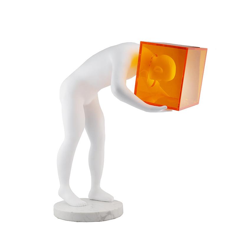 豹现件代象人物雕塑酒店样板间客69厅桌面抽艺术摆美轻奢家居装饰