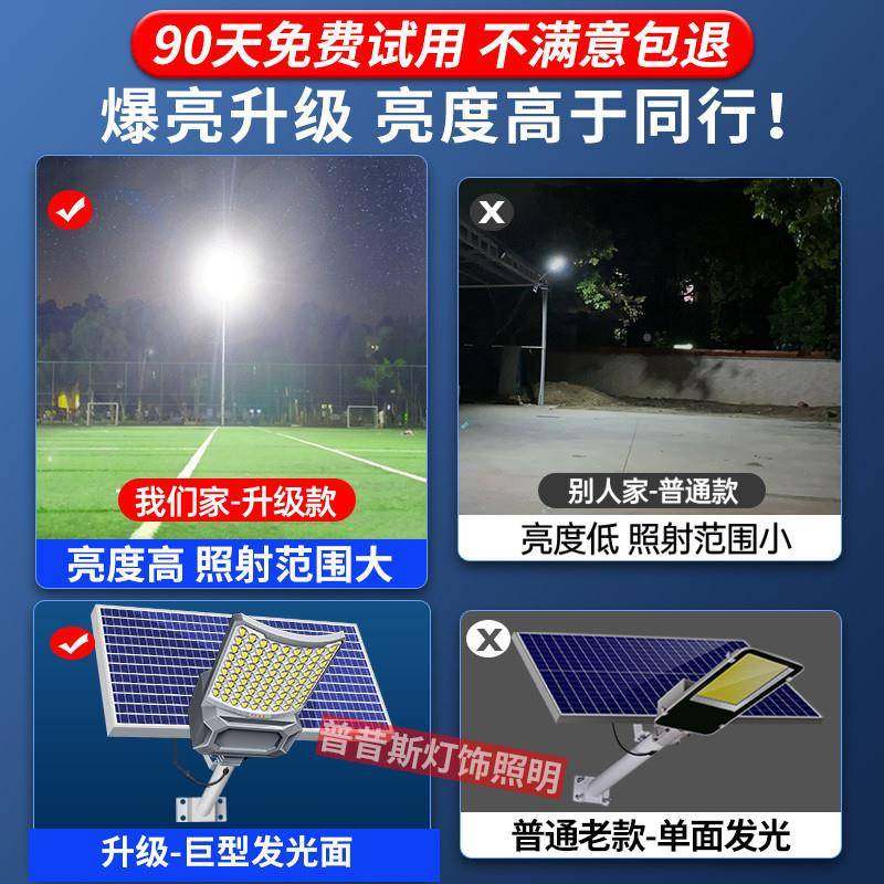 w户%2025新款特亮太阳能农村外家用庭院大功率防雷防明水e照l177d