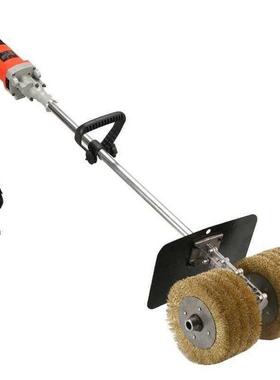 新小品去锈钢彩打磨机电动钢丝钢结构除锈机钢板EVY手推式型瓦抛