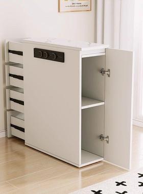 实木极窄台单柜子台边岛岛导实木移动独小户型餐桌定UDD制小岛餐