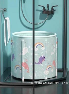 儿童洗小澡盆浴vbne6715躺盆宝家宝可折叠幼儿大号可坐网孩用新生