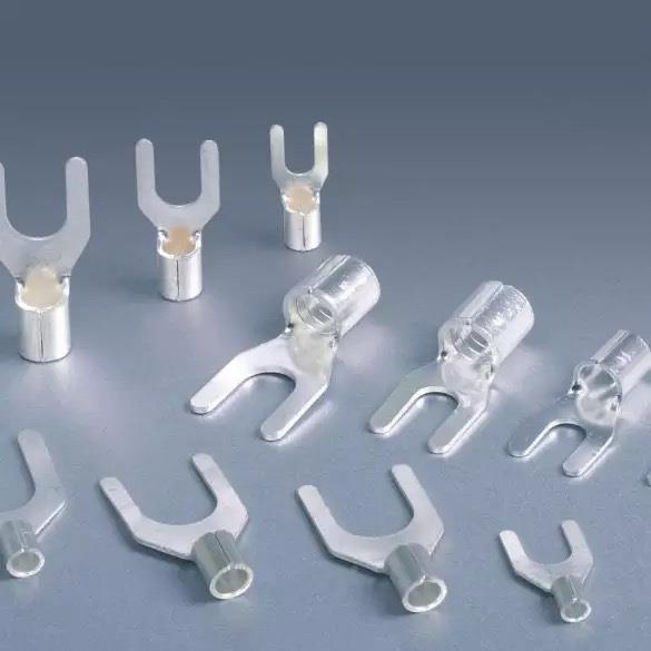 接线头紫端铜压0焊口UT1-6叉UT10-6/1型冷端子10平方6个大螺丝孔