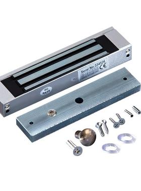 电锁门禁磁力锁280子kg门12v180kg双明装电磁锁12V高门强度磁力单