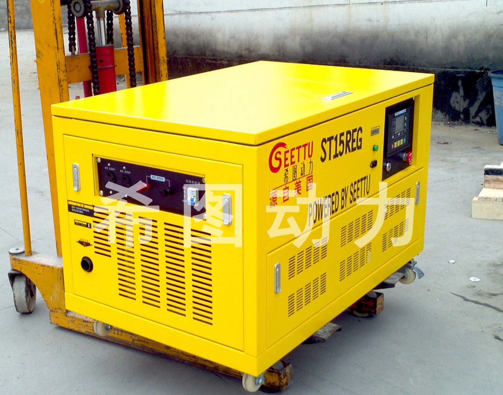 15kW水冷大型汽油发电机