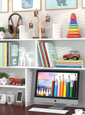 简易桌上架置物架学生用桌面小书书架宿舍柜收现书代简NEA约办公