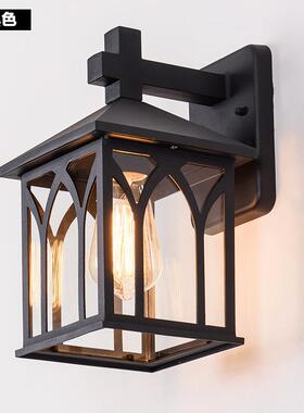 欧式外壁灯室外防户雨水墙道壁雨庭院RY0076-W灯简约阳台过防壁灯