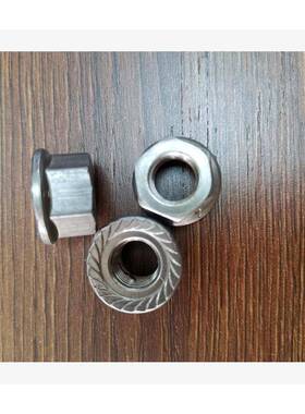 DI623法兰母六角法兰螺母4N级蓝VCU螺白锌39/8*15*11