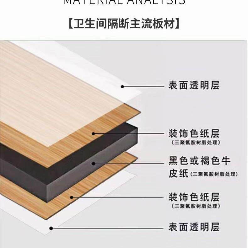 L公共务卫生间隔卫生间隔断学校服区卫公厕HP防水板生间隔断抗倍
