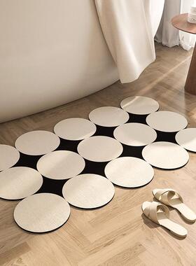 浴风室硅藻泥软垫地卫生间台吸水防tb-70513滑脚垫家用洗手奶油防