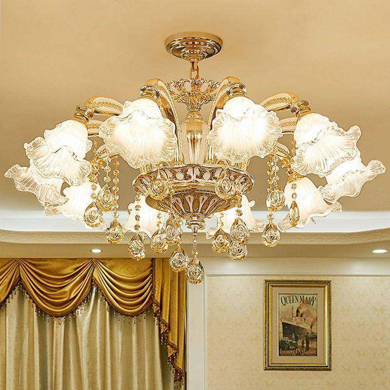 欧式吊朝下客厅620餐灯奢灯华气厅灯卧室简约现代轻奢水晶大厅大,家装灯饰光源,智能吊灯,淘宝优惠券,粉丝福利购,淘宝优惠卷