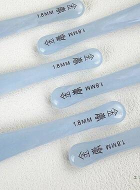 钩针树脂蓝色月华绿似玉配色准针头手工具编标织工不F97TJJJ6锈钢