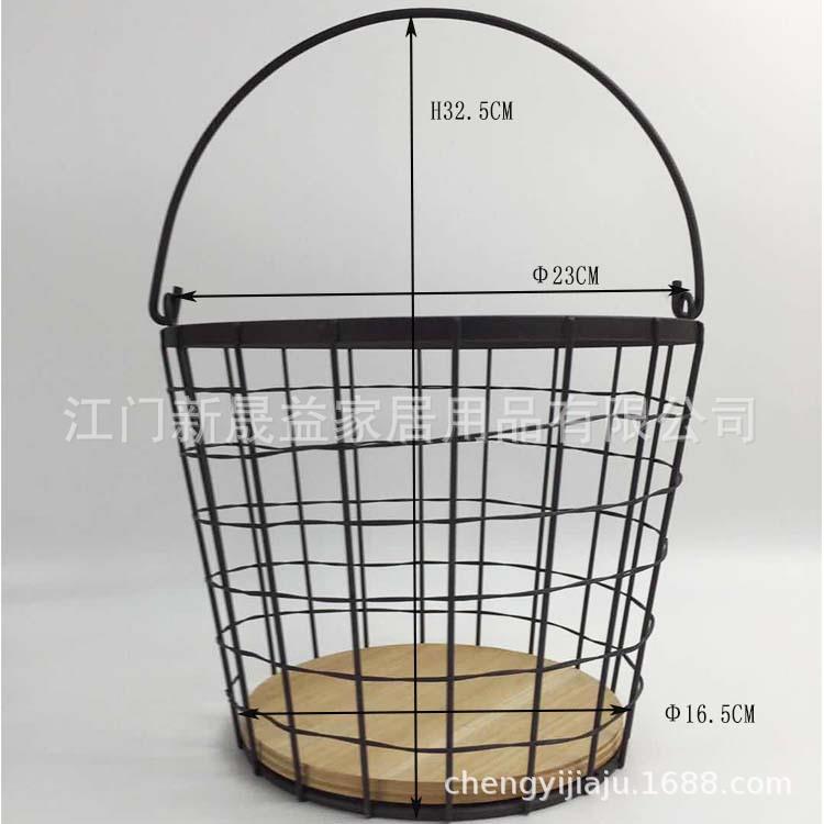 日式家居用水收J170629纳篮铁桶品型收纳篮艺收纳品
