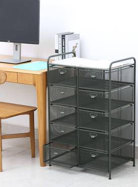 双排5层T5004金文件架办公桌书公架资料架属收纳架办室简约公办收