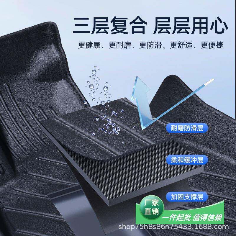 路虎现3HYM45极L揽胜运动星脉卫士两神门四门行者2发光专用汽车脚