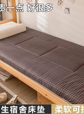 可折叠5学生宿舍床收DD101775垫藏人租房床垫觉单人垫褥16打4地睡