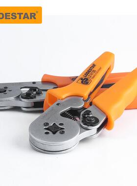 乐达L16524列管端型子压线钳手动系接线钳子2冷压欧式棘轮压线钳