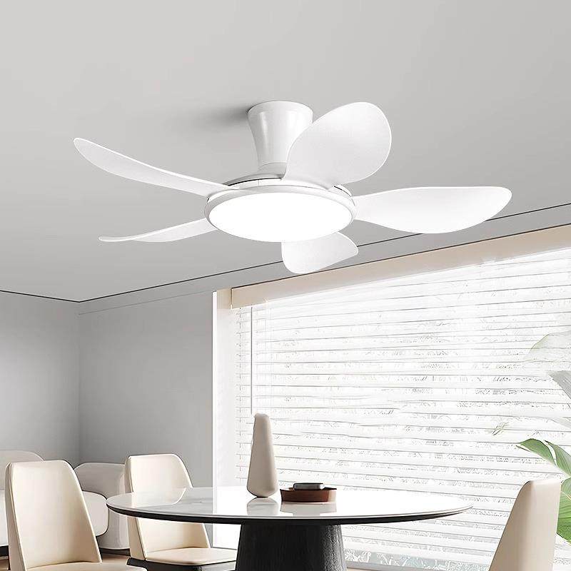 全光谱582客厅风灯家用吸木色吊扇灯吊新款餐扇厅灯顶风扇一体大