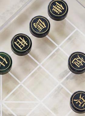 现装代约创意中国象棋摆件办公书桌装饰品茶室客厅软饰品UGP摆简