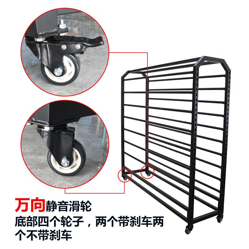 整卷毯纺面料展架示水晶桌布墙纸架包装纸打印膜转印纸地CQE脚垫