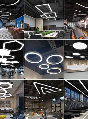 le造型灯形灯创意办d公具室健身房网咖677台球商场工业异风吊灯