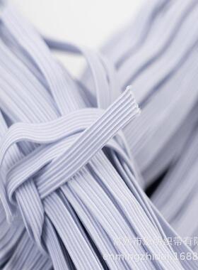 销进口乳胶带1橡筋0.3m-c.0cm弹力带松紧带直走马103带捆装辅料