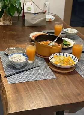 美胡独桃木大板茶黑桌台面板北板原NNN木大板整板桌面板原木实木