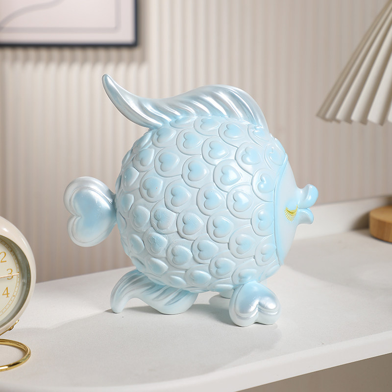 年年有余鱼摆件招财客厅家居玄关酒柜电视柜装饰品桌面摆设工艺礼,家居饰品,装饰摆件,淘宝优惠券,粉丝福利购,淘宝优惠卷