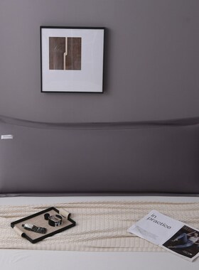 100支全棉纯色长枕套1.2m一米五1.5纯棉白色长款枕芯套枕头套双人