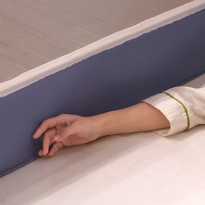 方顶蒙古包蚊帐三开门免安装有底1.5/1.8m床2.2m双人家用加密蚊帐