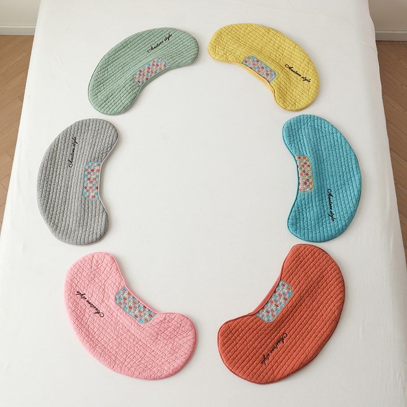 可装荞麦壳成人护颈月牙形枕套纯棉加厚学生用可拆洗枕头套枕芯套,床上用品,枕套,淘宝优惠券,粉丝福利购,淘宝优惠卷