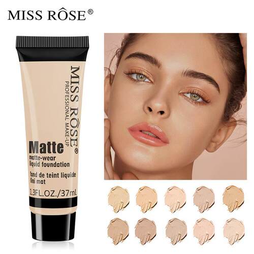 遮瑕修复滋养粉底液哑光控油遮瑕粉底霜彩妆 Liquid foundation