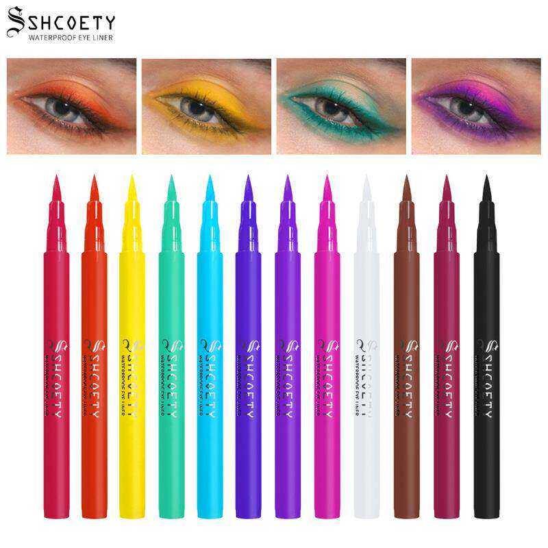 Colorful Matte Liquid Eyeliner 彩色哑光防水眼线笔