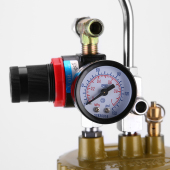 2升5L10L15仿大理石水包水砂多彩油漆乳胶漆涂料压力桶喷抢喷漆枪