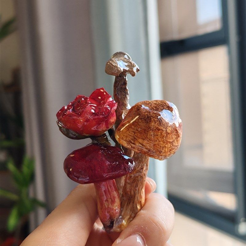 云南野生菌冰箱贴玫瑰花独特创意小众云南特色旅游纪念品-1朵玫瑰,家居饰品,冰箱贴,淘宝优惠券,粉丝福利购,淘宝优惠卷