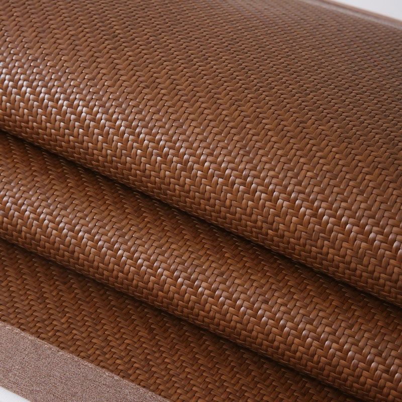 夏季儿童加厚藤席可水洗凉席1.2/1.35/1.5手工编织空调软席子定制