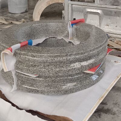 树池围栏石雕树坑石大理石花坛圆形树围石家用摆件路牙石花池围石